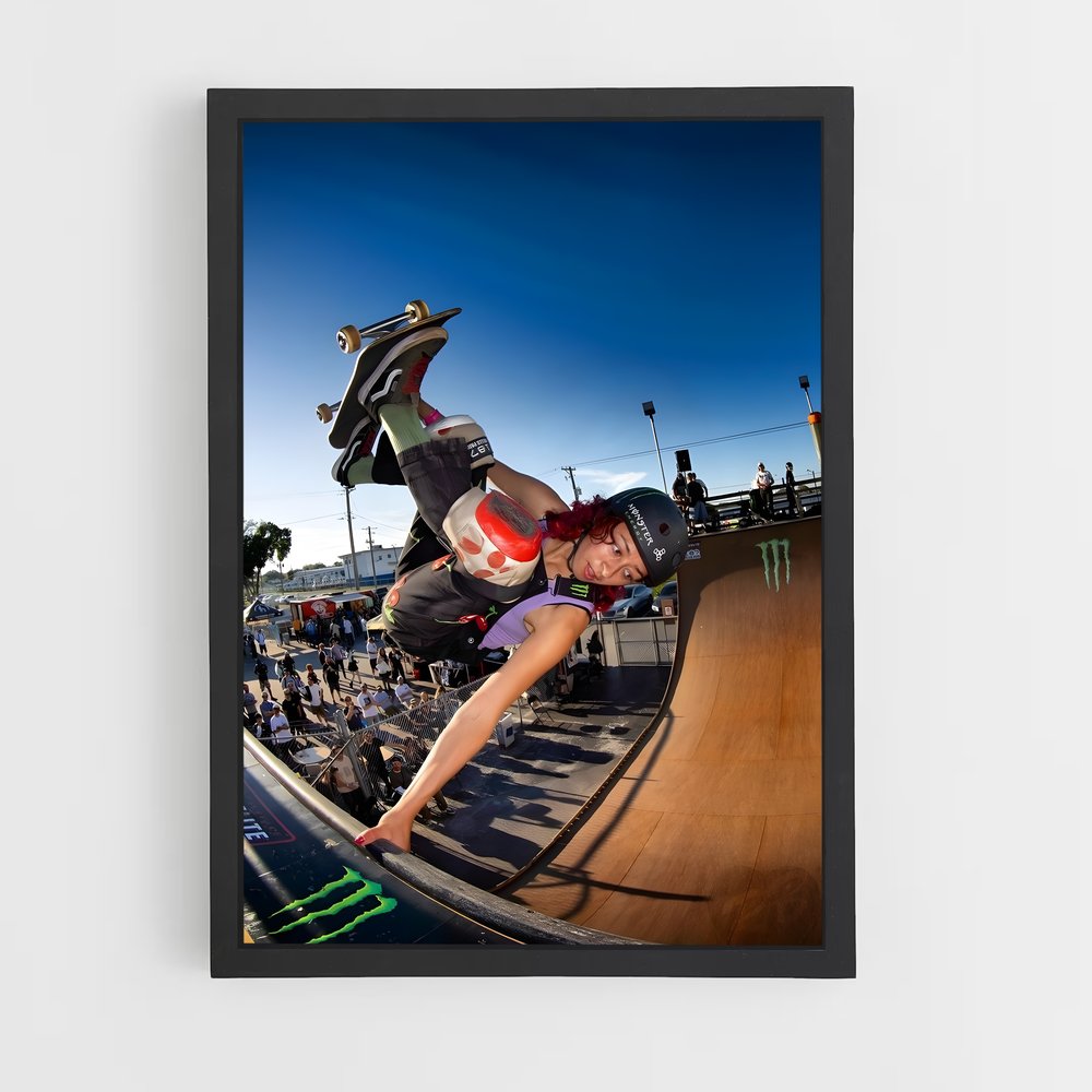 Poster Grind and Glory – affiche Skateboard (vue 2)